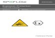 according to ATEX 114 (2014/34/EU)EN 13463-1 Non-electrical equipment for potentially explosive atmospheres- part1: Basic method and requirements EN 13463-5 part 5: protection by constructional