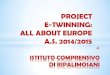 PROJECT E-TWINNING: ALL ABOUT EUROPE A.S. 2014/2015...E-TWINNING: ALL ABOUT EUROPE A.S. 2014/2015 *THE FOURTH CLASS PRESENT * WE ARE CITIZENS OF THE WORD. *WE LIVE IN THE EUROPE We