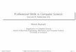 Professional Skills in Computer Science - Handoutsullrich/COMP110/notes/lect08.pdf · 2016. 10. 13. · Professional Skills in Computer Science Lecture 8: Induction (2) Ullrich Hustadt