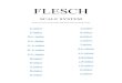 Carl Flesch scale system for violinFLESCH SCALE SYSTEM Scale exercises in all major and minor keys for daily study C-major F-major B -major E -major A -major D -major G -major B-major