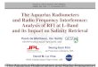 The Aquarius Radiometers and Radio Frequency Interference: … · 2015. 1. 15. · 03−Sep−201113−Sep−201122−Sep−201102−Oct−201111−Oct−201121−Oct−201130−Oct−201109−Nov−201118−Nov−201128−Nov−201107−Dec−201117−Dec−201126−Dec−201105−Jan−2012