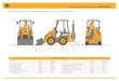 1CX SKID STEER BACKHOE LOADER | SPECIFICATION · The JCB hydrostatic transmission control provides the primary braking service. For parking, the JCB fail safe braking system features