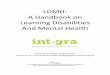 LDMH: A Handbook on Learning Disabilities And Mental Health 22...psychological assessment. Using a number of standardized tests that have been given to Using a number of standardized