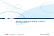 Audit of Major Capital Project ManagementAudit of Major Capital Project Management i Executive Summary and Conclusion Background In 2016-17, the National Research Council of Canada