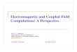 Electromagnetic and Coupled Field Computations: A Perspective · 2011. 12. 1. · The scalar potential formulation has only one degree of freedom per node The magnetic scalar potential