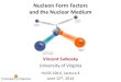Nucleon Form Factors and the Nuclear Medium...O. Hen and D.Higinbotham using XEMC code for (e,e’) cross sections. 28 Isospin Effect of SRCs 29 40Ca versus 48Ca Assuming Isospin-independence
