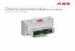 OPTION FOR ABB DRIVES, CONVERTERS AND ...FDNA-01 configuration parameters – group A (group 1) 35 FDNA-01 configuration parameters – group B (group 2) 45 FDNA-01 configuration parameters