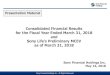 Consolidated Financial Results for the Fiscal Year Ended March … · 2021. 2. 26. · Consolidated Operating Results for the Fiscal Year Ended March 31, 2018 (FY2017)