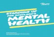 SAMH Manifesto The Scottish Parliament Election 20213...Parliament election of 2021, the first since the 2017 launch of the Scottish Government 10 year Mental Health Strategy and the