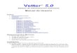 Manual de Usuario - VetterManual de Usuario Índice • Requerimientos mínimos • Instalación • Comenzar a Usar Vetter 5.0 • Datos del Autor - Capitulo 1: CLIENTES - Capitulo