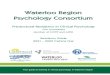 Waterloo Region Psychology Consortium - Lutherwood · 2020. 7. 22. · Psychology Practice: Drs. Doering, Torrance-Perks, Drugovic, Lawrence, Aquino & Associates…….19 Adult Mental