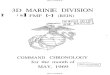 3D MARINIE DIVISION I i EI.; t I - Archives...LtCol J. H. AsHURST III (USA) 1-31 May LtCol H. H. s•ITH (USA) 1-31 May TAMED UNITS LtCol R. C. EVANS 1-31 May Maj K. E. SOESBE 1-31