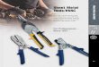 Sheet Metal Tools/HACg...217 Sheet Metal Tools/HAC Kleins line of sheet metal and HAC tools make it easy to work with sheet metal, ductwork and tubing. These ob-matched tools are proven