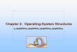 Chapter 2: Operating-System Operating System Concepts – th7 Edition, Jan 14, 2005 2.3 Silberschatz, Galvin and Gagne ©2005 Objectives To describe the services an operating system