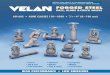 Velan Forged Steel Gate, Globe & Check Valves CYCLES PART TESTED LEAKAGE (ppm) 1000 gasket 0 packing