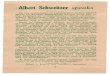 Albert Schweitzer speaks - WordPress.com · 2014. 6. 10. · Albert Schweitzer-the world's leading author ity on Bach, a renowned philosopher and the ologian, and a famed medical