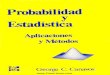 Probabilidad y Estadística. Aplicaciones y Métodos · 2019. 3. 6. · . 