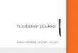 Tuorlainen puukko - Tuoriniemen sukutuoriniemensuku.fi/wp-content/uploads/2014/07/Tuorlainen... · 2014. 7. 19. · Suurimman maineensa seppä kuitenkin hankki valmistamillaan puukoilla