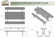 E-Series Heavy Duty Rectangular Picnic Table –8’ Length · 2020. 6. 19. · E-Series Heavy Duty Rectangular Picnic Table –8’ Length Model #: 622pt100 Product Highlights Top