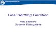 Final Bottling Filtration - Winemaking · 2018. 6. 14. · Final Bottling Filtration • The final bottling filtration is the only and ultimate guarantee for a finished wine’s quality
