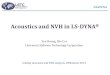 LS-DYNA and services from DYNAmore Website - Yun Huang, Zhe … · LS-DYNA Acoustics and NVH in LS- DYNA® Yun Huang, Zhe Cui . Livermore Software Technology Corporation . Infoday