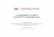 LABORATORY SAFETY MANUAL...The Laboratory and Chemical Safety Group is a component of EHS’s Industrial Hygiene Group. Programs and services provided by the Industrial Hygiene Group