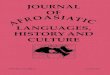 THE JOURNAL OF AFROASIATIC LANGUAGES, HISTORY AND …€¦ · known as THE JOURNAL OF AFROASIATIC LANGUAGES (JAAL) and published. by the Institute of Semitic Studies. JAAL brings