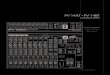 Compact Mixer - Peavey Electronics PV®14AT • PV®14BT Compact Mixer Operating Manual 1 MAIN L+R LR MONO (SUM) STEREO HIGH LOW 0-+ min max 0-+ min max PAN c RL left right min maxEFX