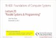 18-600 Foundations of Computer Systems - ECE:Course Pagecourse.ece.cmu.edu/~ece600/lectures/lecture20.pdf · 2017. 11. 8. · Shared memory Virtual Shared Memory, Software Distributed