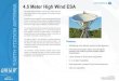 4.5 Meter High Wind ESA - SATCOM Services...NGC-PK5PF Motor Kit Azimuth/Elevation Motor Kit Polarization Drive Kit (DC Step Motors) Standard Temperature Outdoor Unit Controller (Tracking)
