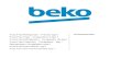 RCNA320K30W Frost-Free Kühl-Gefrier-Typ Idownload.beko.com/Download.UsageManualsBeko/ES/en_US... · 2017. 12. 1. · Removal of dairy cover and door tray : • To remove the dairy