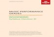 MUSIC PERFORMANCE GRADES WOODWIND...3 Performance Grades 3. Woodwind Performance Grades syllabus Some pieces set at these grades are published with an accompaniment for clarinet in
