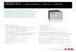 DCS550, 20 A – 1,000 A, 230 VAC – 525 VAC, – 500 kW...ABB DC drives DCS550, 20 A – 1,000 A, 230 V AC – 525 V AC, – 500 kW DCS550 – The highlights − Compact dimensions
