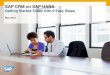 SAP NetWeaver BW on SAP HANA SAP NetWeaver BW 7.3 ... ... SAP NetWeaver BW on SAP HANA SAP NetWeaver