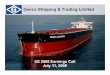 Genco Shipping & Trading Limiteds21.q4cdn.com/456963137/files/doc_presentations/2008/... · 2017. 3. 1. · The vessel is currently in Drydocking and is expected to deliver to its