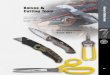 Knives and Cutting Tools · 2018. 5. 4. · Knives Cutting Tools All dimensions are in inches and (millimeters). See page 296 for additional information on warnings. Pocket Knives