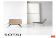 SOTAI - UCI · SOTAI SOTAI FEATURES DIMENSIONS Inspired by Japanese aesthetic and design, Fan Design Studio have created an elegant re-interpretation, Sotai. Characterized by simple