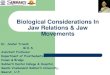 Biological Considerations In Jaw Relations & Jaw Movementsdental.subharti.org/Prosthodontics/articles/Biological... · 2020. 7. 19. · Gothic arch tracing Recording plate is attached