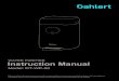 WATER PURIFIER Instruction Manual · WATER PURIFIER Instruction Manual Model: DT-WP-20 Before installing and operating your water purifier, please read the instruction manual carefully