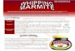 Equipment: Marmite, paper plates, stopwatch, ruler, disposable … · 2017. 7. 4. · Marmite over it. Marmite absorbs so much light that you can see the image through it. Whipping