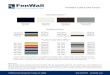 Powder Coat Color Chart - FenWall’s · 2020. 5. 5. · Powder Coat Color Chart. RAL 7004 RAL 7012 RAL 7016 RAL 3020 RAL 5002 RAL 5003 RAL 8028 RAL 9001 Satin Black 1201PCE RAL 6005