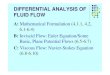 DIFFERENTIAL ANALYSIS OF FLUID FLOW . Differential...¢  2012. 11. 24.¢  IntroductionDifferential Analysis