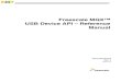 Freescale MQX™ USB Device API Reference Manual - Reference … · 2017. 8. 15. · Freescale MQX™ USB Device API Reference Manual, Rev. 3 Freescale Semiconductor 3 Revision History