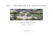FACT BOOK - Widener University · 2020. 11. 3. · FACT BOOK . 2016 - 2020 . Office of . Institutional Research & Effectiveness . October 2020