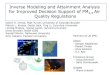 Inverse Modeling and Attainment Analysis for Improved ... · CMAQ adjoint Compile emissions, meteorology, process satellite data Started fall 2009 . Milestone #2: Constraining emissions