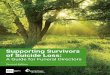 Supporting Survivors of Suicide Loss - SPRC · 2020. 6. 29. · The role of the funeral home director in caring for those bereaved by suicide loss is incredibly important. By shepherding