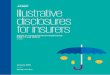 Illustrative disclosures for insurers
