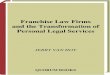 Franchise Law Firms and the Transformation of Personal Legal Services
