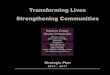 Transforming Lives Strengthening Communities
