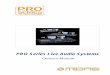 PRO6 Live Audio System - Owner's Manual
